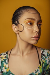 Retrato ilustrativo provisório; não é a foto de Núbia Costa